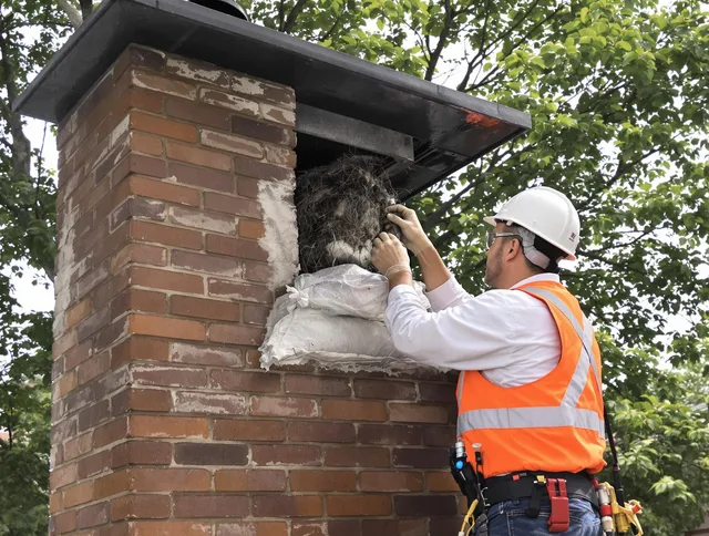 Humane removal of debris and animals by Garden Grove Chimney Sweep in Garden Grove, CA