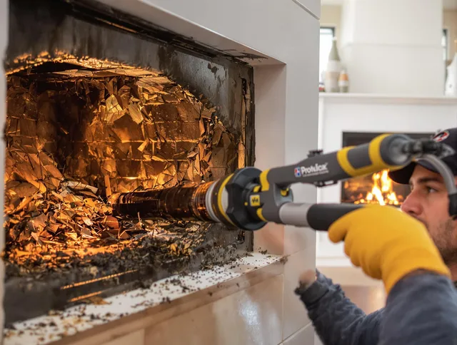 Professional chimney cleaning by Garden Grove Chimney Sweep in Garden Grove, CA