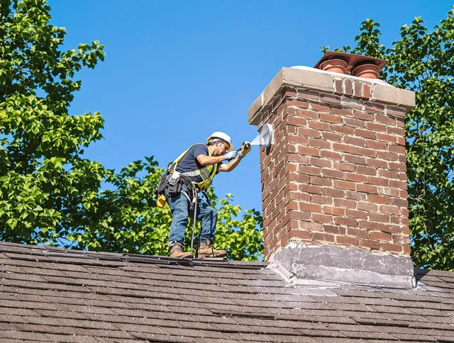 Garden Grove Chimney Sweep performing an inspection with advanced tools in Garden Grove, CA