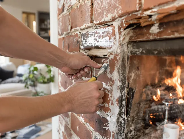 Routine fireplace repair by Garden Grove Chimney Sweep in Garden Grove, CA