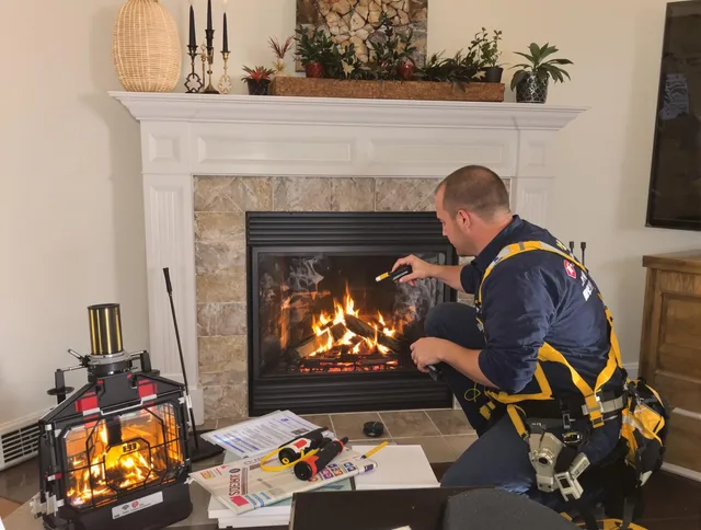 Safety-focused fireplace inspection by Garden Grove Chimney Sweep in Garden Grove, CA